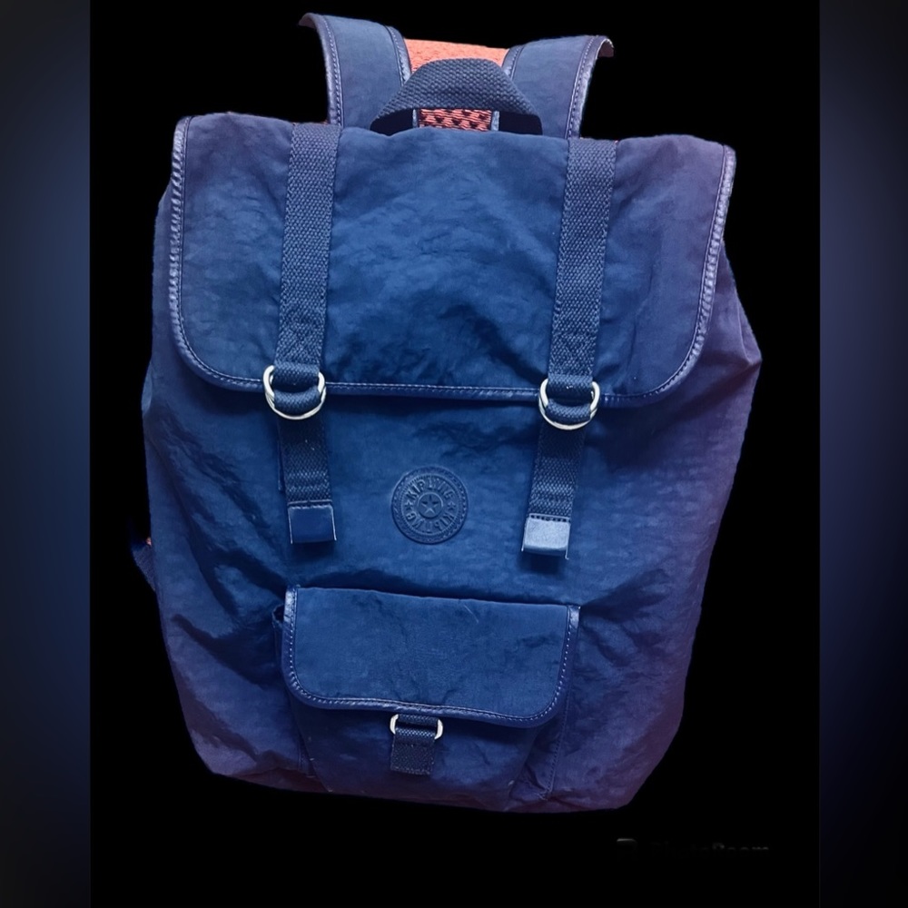 Kipling Large Backpack Dark Blue W/ Laptop Sleeve - image 1